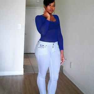 2/$25💙 "Dare angel"💙long sleeves mesh bodysuit